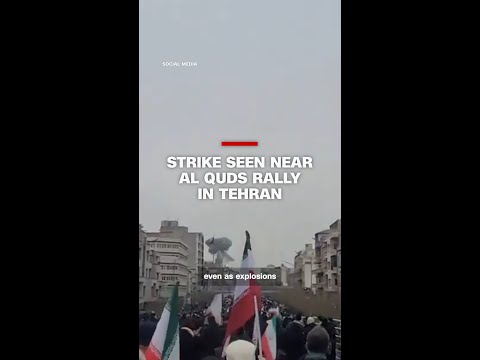 Strike seen near Al Quds rally in Tehran