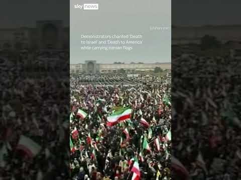 Iranians burn U.S. and Israeli flags in Quds Day marches