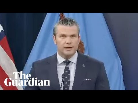 Pete Hegseth and Dan Caine hold a briefing on Iran at the Pentagon – watch live