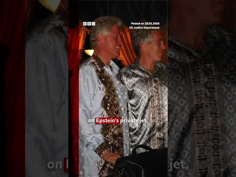 Bill Clinton asked about hot tub photo as he testifies about Jeffrey Epstein. #BBCNews