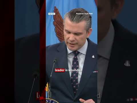 Iran’s supreme leader ‘likely disfigured’, says Hegseth. #Hegseth #Iran #US #SupremeLeader #BBCNews