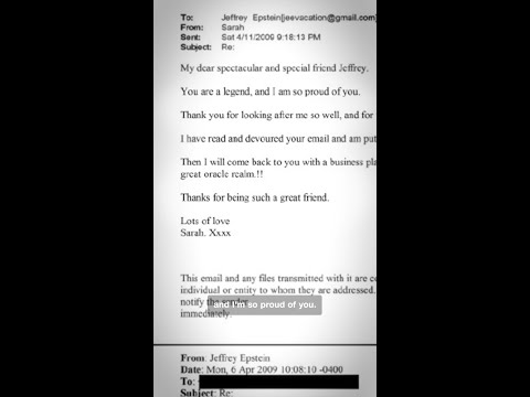 ‘You are a legend’: Sarah Ferguson’s affectionate emails to Epstein