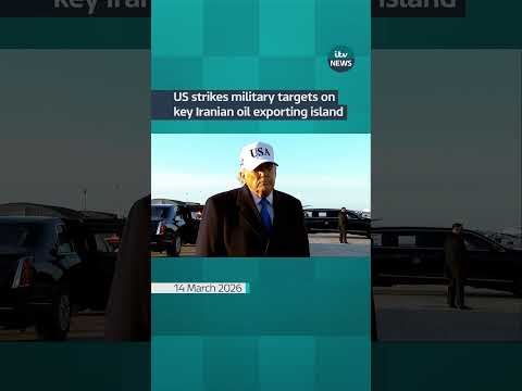 US strikes military targets on key Iranian oil exporting island #IranWar #MiddleEast #DonaldTrump