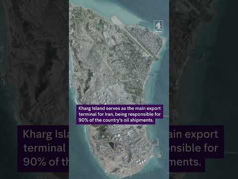 US strikes Iran’s main oil export hub of Kharg Island