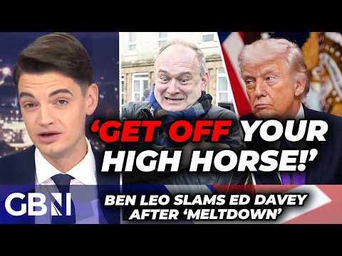 Lib Dem leader has ‘MELTDOWN’ over Trump as Ben Leo SLATES Ed Davey: ‘Get off your high horse!’