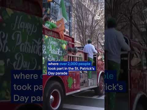 Chicago River turns green for St. Patrick’s day | DW News