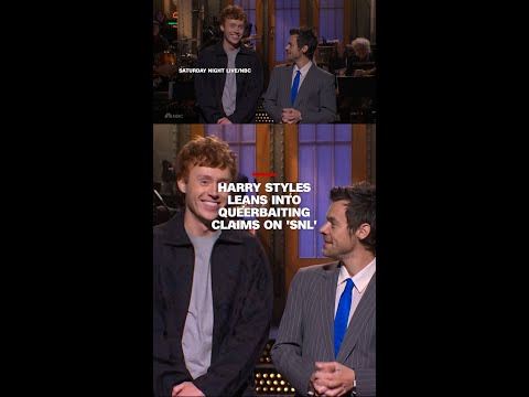 ‘SNL’: Harry Styles leans into Queerbaiting claims