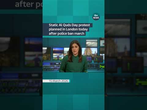 Static Al Quds Day protest planned in London today after police ban march #IranWar #Protests