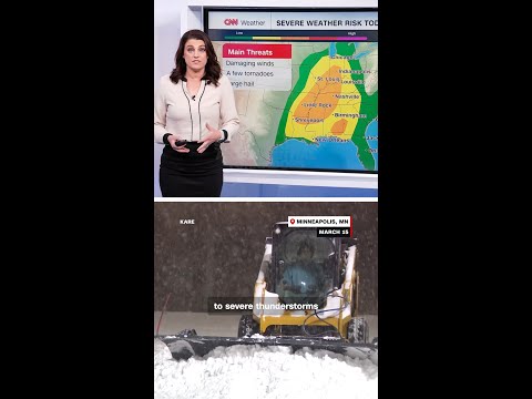 Millions at risk of severe storms and potential tornadoes