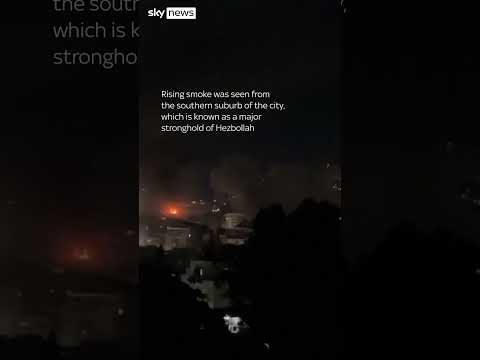 Israel strikes Lebanese capital Beirut