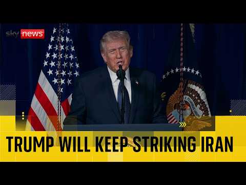 Trump to keep striking Iran until ‘all objectives’ have been achieved