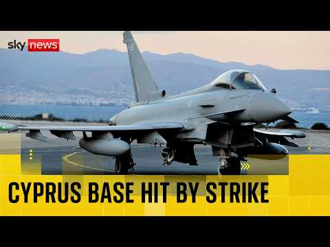 RAF base in Cyprus hit by drone strike