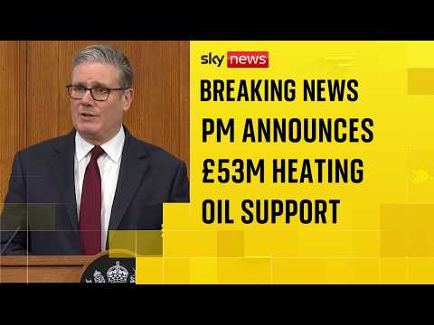 Starmer announces £53m heating oil support as Iran war drives up energy costs