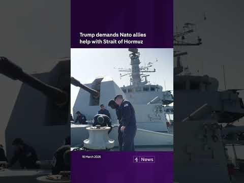 Donald Trump sends threat to Nato over Strait of Hormuz