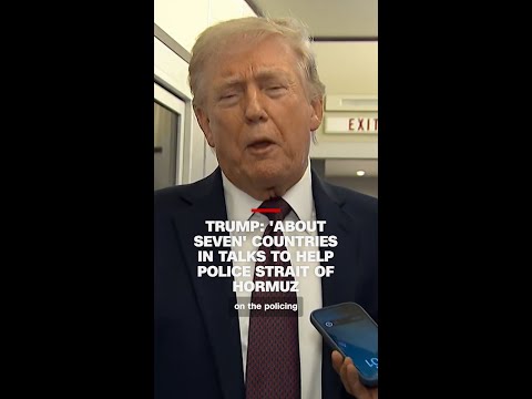 Trump: ‘About seven’ countries in talks to help police Strait of Hormuz
