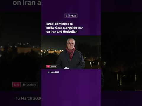 Israel continues to strike Gaza alongside war on Iran and Hezbollah