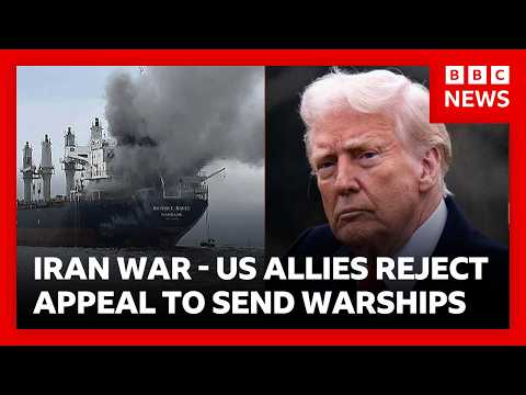US allies reject Trump’s appeal to send warships to Strait of Hormuz | BBC News
