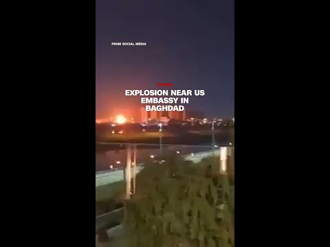 Explosion near US Embassy in Baghdad