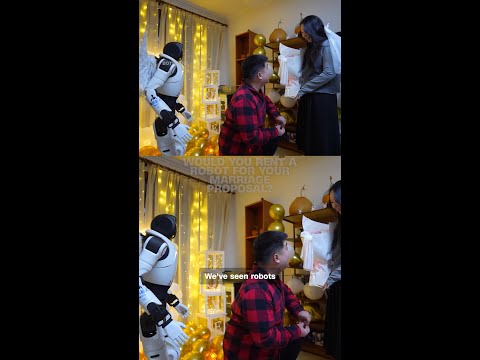 Would you rent a robot for your marriage proposal?