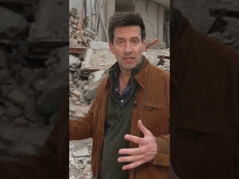 Inside Tehran at the side of an airstrike