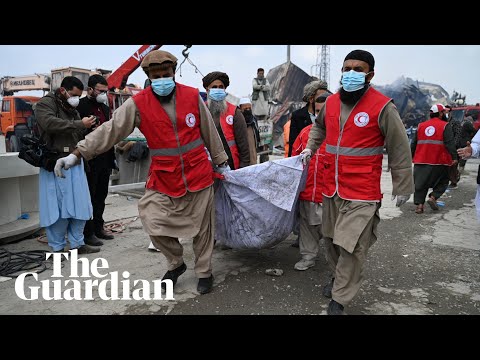 Aftermath of airstrike on drug treatment facility in Afghanistan