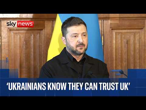 Ukrainian President Volodymyr Zelenskyy addresses MPs and Peers