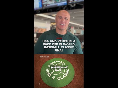 USA and Venezuela face off in world baseball classic final