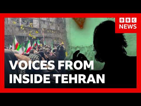 Daily life in Iran under air strikes and regime crackdown | BBC News
