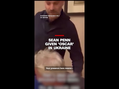 Sean Penn given ‘Oscar’ in Ukraine