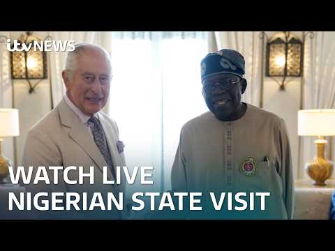 Watch LIVE: King Charles welcomes Nigerian president and First Lady with carriage ride