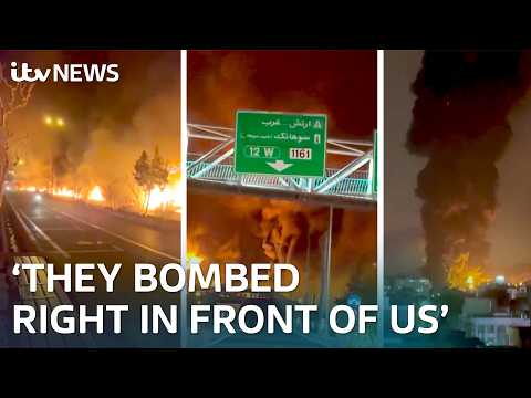 Tehran under attack: This footage was secretly filmed in Iran’s capital