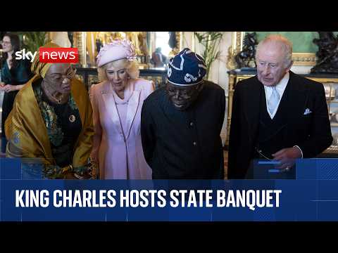 King Charles hosting Nigerian president at state banquet