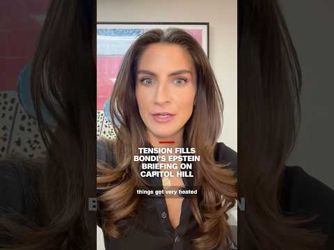 Tension fills Bondi’s Epstein briefing on Capitol Hill