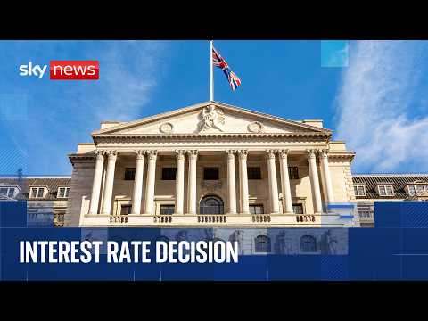 Bank of England announces latest interest rate decision