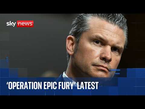 Hegseth asked why ships aren’t being escorted through Strait of Hormuz at Pentagon update