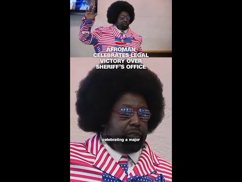 Afroman celebrates legal victory over sheriff’s office