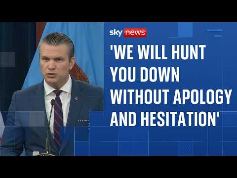‘We didn’t start the war but we’re finishing it’ – Pete Hegseth at Pentagon press conference