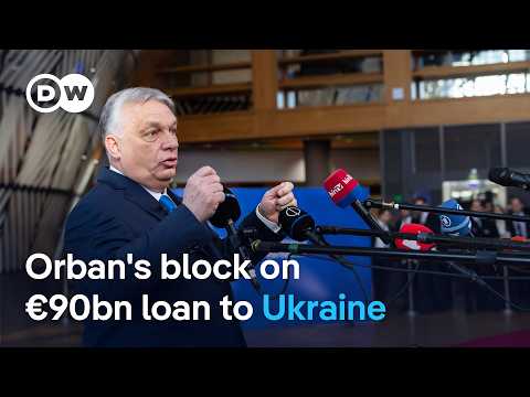 Hungary and Slovakia blocking Ukraine loan despite not paying it | DW News