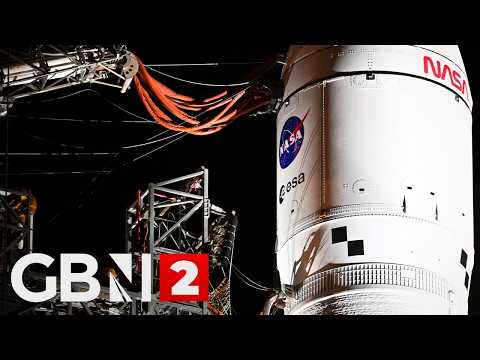 WATCH: NASA’s Artemis II rocket takes to its launchpad