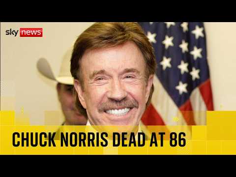 BREAKING: Actor and martial artist Chuck Norris has died