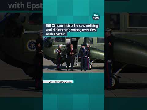 Bill Clinton insists he saw nothing and did nothing wrong over ties with Epstein | ITV News