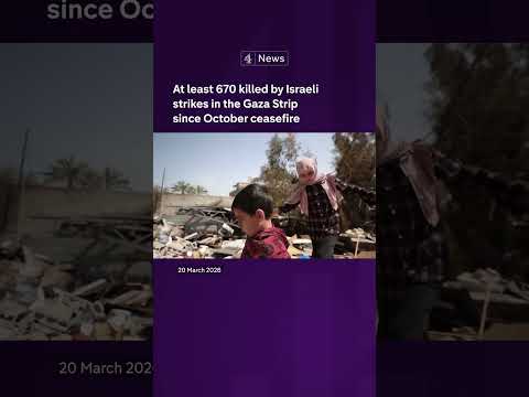At least 670 killed in Gaza by Israel since October ceasefire