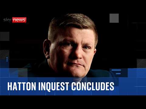 Ricky Hatton had brain disease caused by repeated head trauma when he died