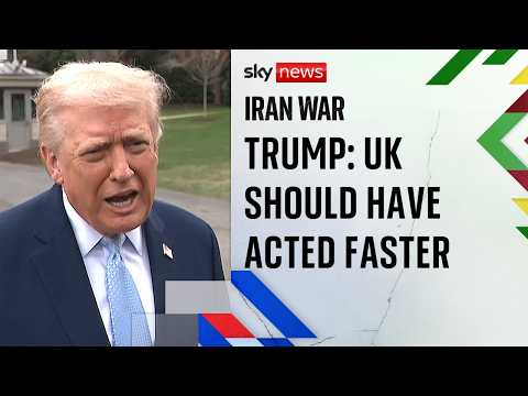 Trump criticises UK after Starmer allows UK bases to be allowed to attack Iran