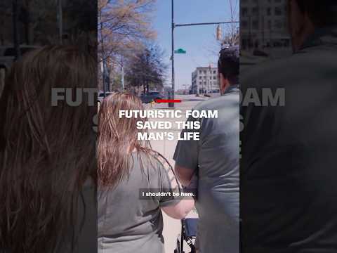 Futuristic foam saved this man’s life
