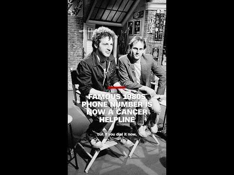 Famous 1980s phone number is now a cancer helpline