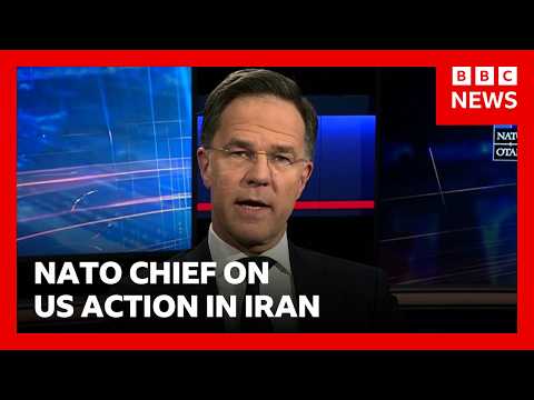 Europe ‘absolutely supportive’ of US action in Iran, says Nato secretary general | BBC News