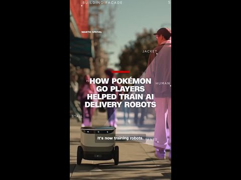 How Pokémon Go players helped train AI delivery robots