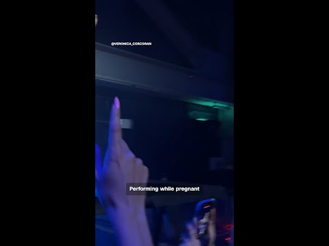 She kept DJing at 37 weeks pregnant