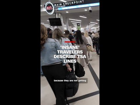 ‘Insane’ travelers describe TSA lines